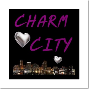 CHARM CITY BALTIMORE DESIGN Posters and Art